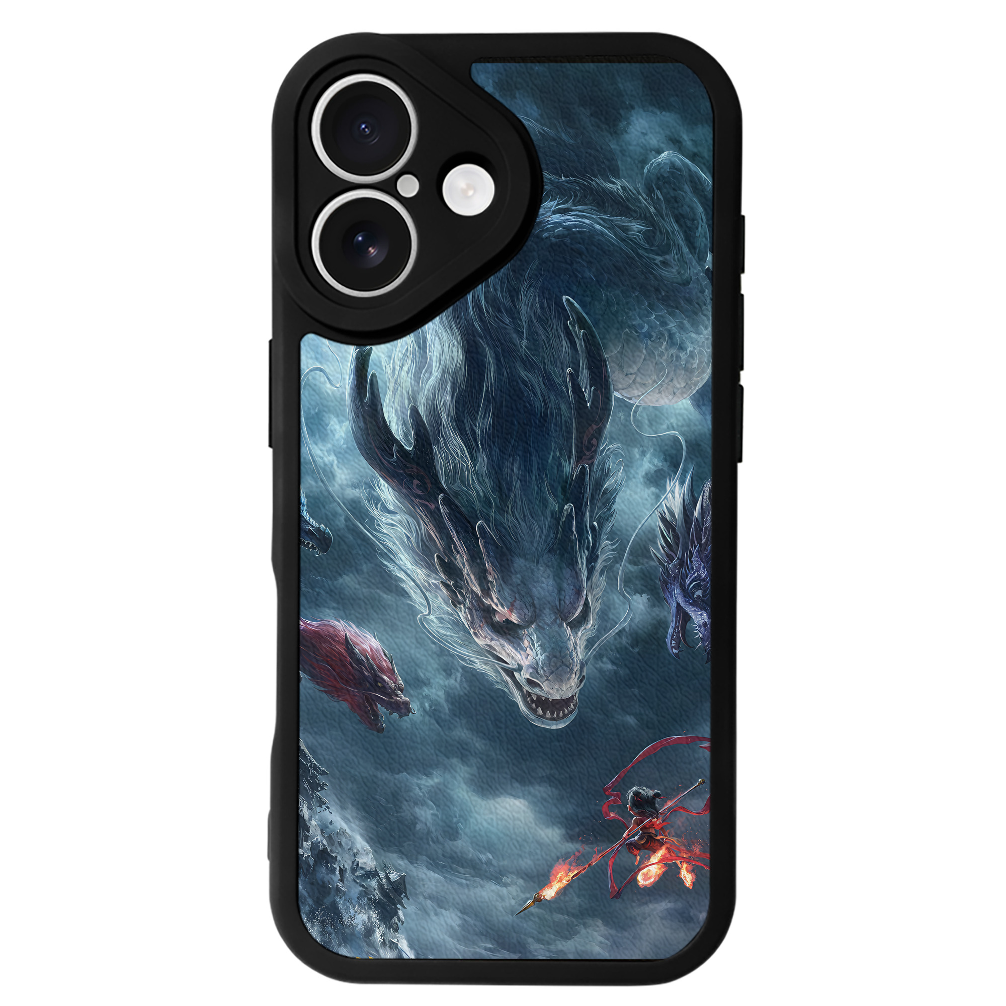 （画像用） Ne Zha 2 ナタ 魔童の大暴れ 【iPhone 16シリーズ対応】シリコンスマホケース（レザー調） 材質：シリコン